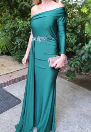 Vestido verde de fiesta
