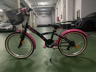 Bicicleta niña B'Twin Original 500 rosa