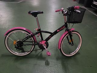 Bicicleta niña B'Twin Original 500 rosa