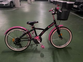Bicicleta niña B'Twin Original 500 rosa