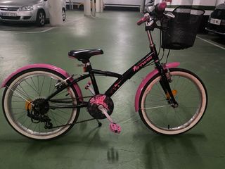Bicicleta niña B'Twin Original 500 rosa