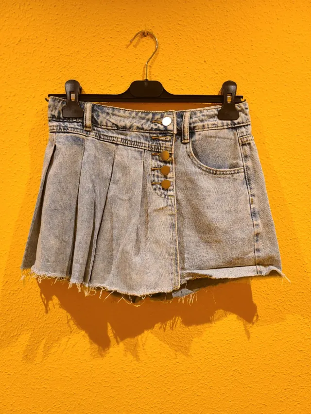 Pantalon shorts vaquero