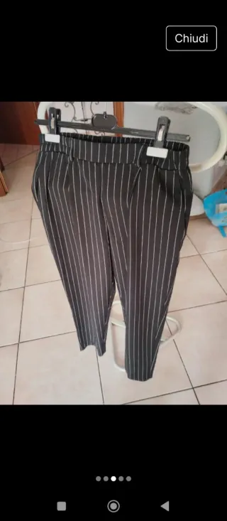 Pantaloni Tally Weijl a righe donna TG M
