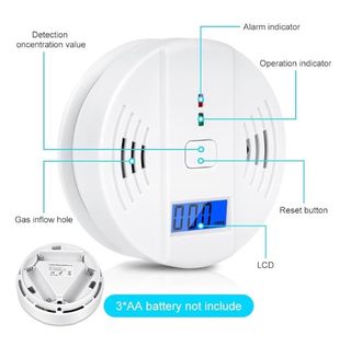Detector de Monoxido de Carbono en Aire con Alarma
