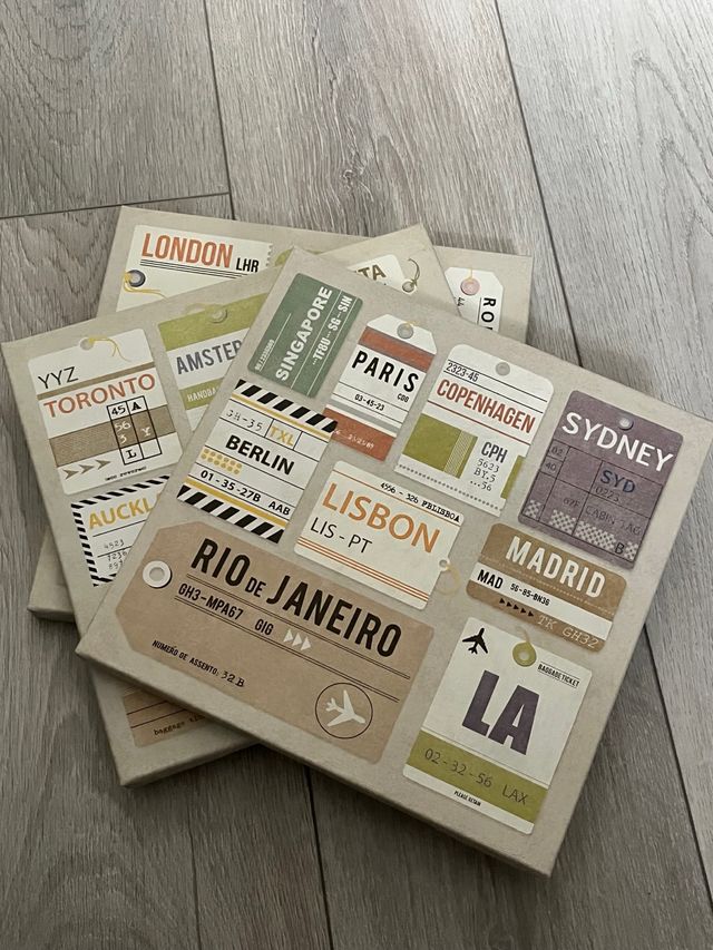 Lote 3 cuadros decorativos estilo vintage