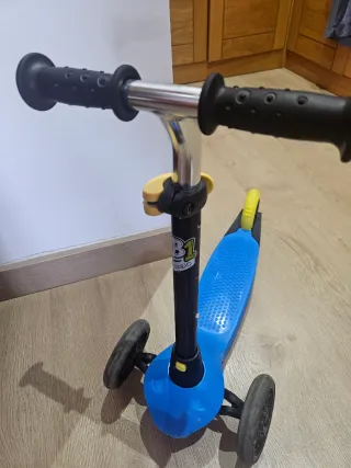 Patinete infantil Oxelo 3 ruedas azul