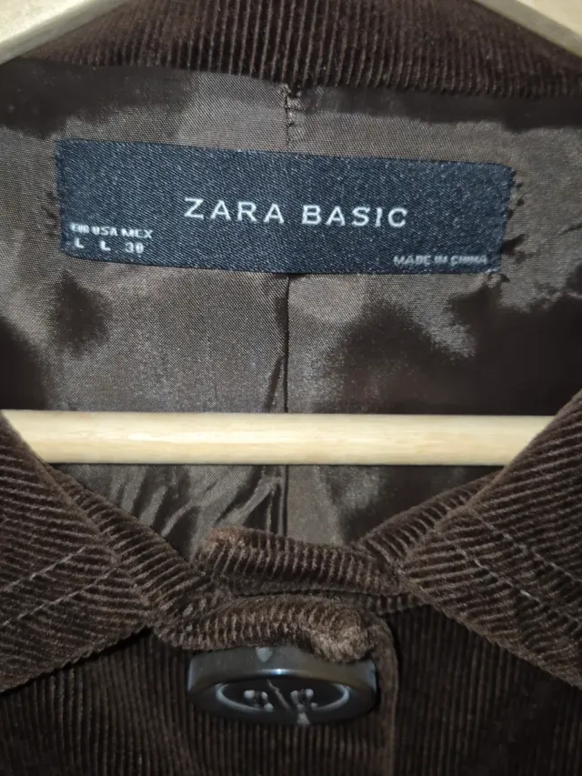 Chaqueta de pana marrón talla L