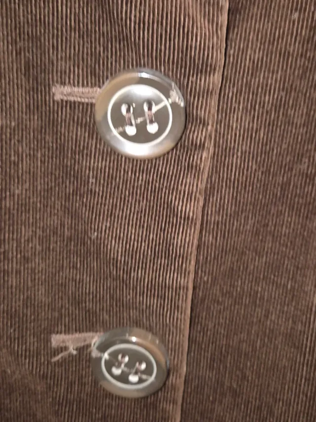 Chaqueta de pana marrón talla L