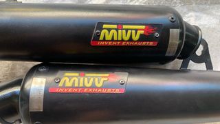 Scarichi Mivv Xcone Titanio Nero Ducati Monster