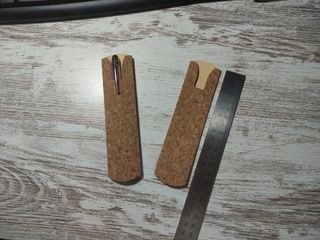 Fundas para bolígrafos de corcho. Hay muchas