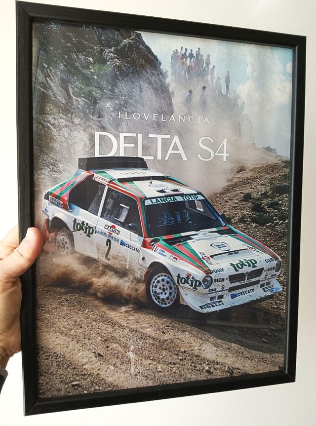 Poster Lancia Delta S4