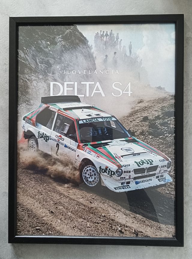 Poster Lancia Delta S4