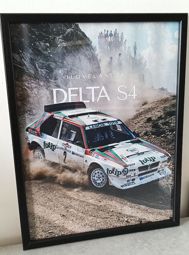 Poster Lancia Delta S4