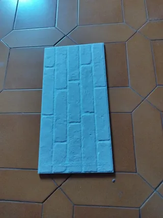 Azulejo imitación ladrillo blanc 25×50cm-29piesas