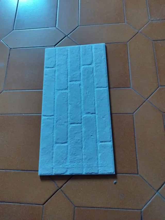 Azulejo imitación ladrillo blanc 25×50cm-29piesas