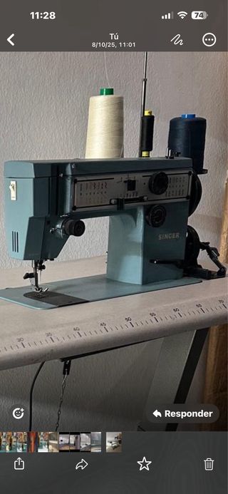 Máquina de coser Singer industrial en Barcelona