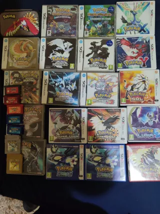Lote Juegos Pokémon DS y 3DS y Game boy