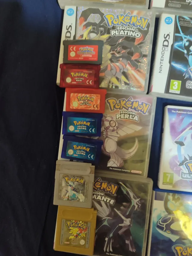Lote Juegos Pokémon DS y 3DS y Game boy