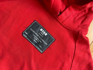 MSGM Gilet/Felpa Senza Maniche Rossa