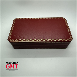 CAJA CARTIER SANTOS DE PIEL ROJA 