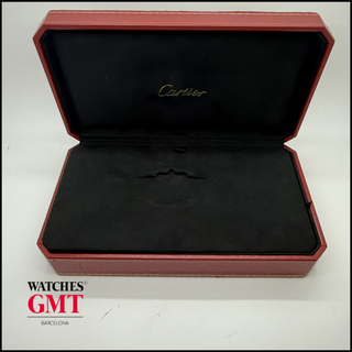 CAJA CARTIER SANTOS DE PIEL ROJA 