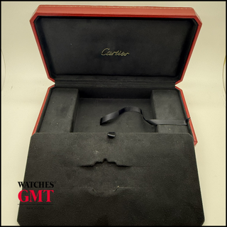 CAJA CARTIER SANTOS DE PIEL ROJA 