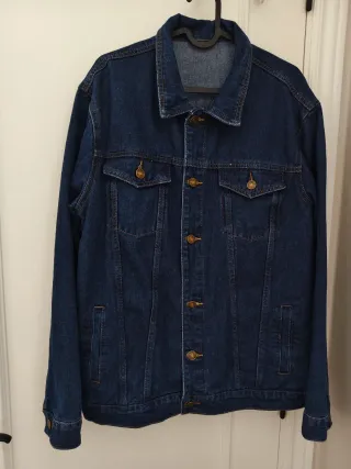 Cazadora Vaquera Hombre Azul