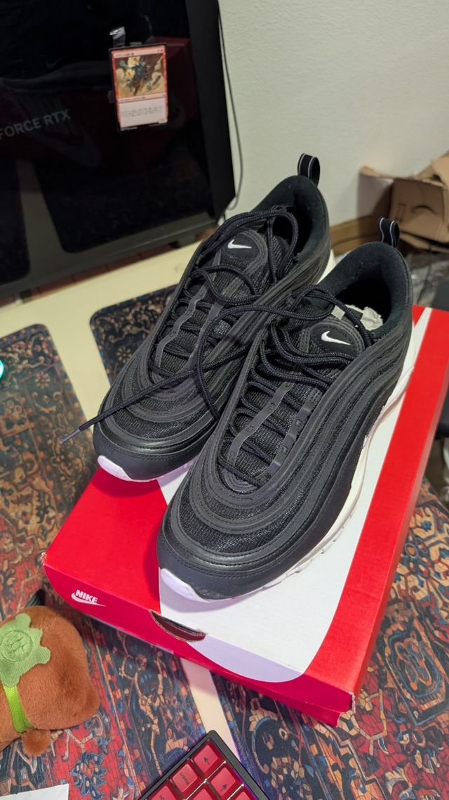Nike Air Max 97 TALLA 44 Zapatillas Negras Blanca