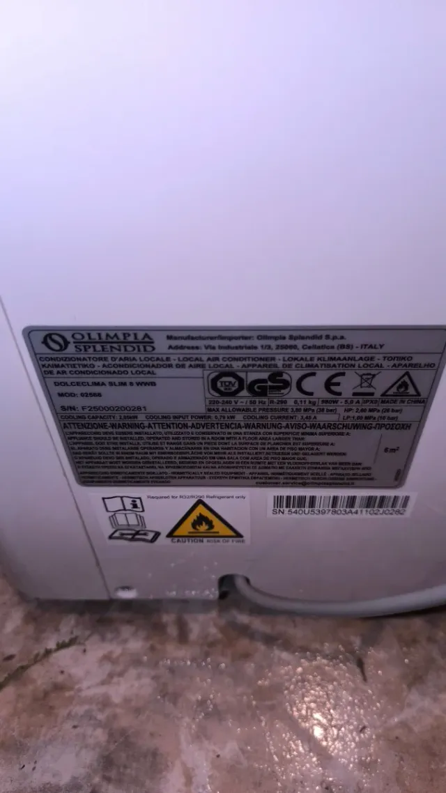 Olimpia Splendid Aire Acondicionado Portátil