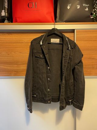 Giacca in denim nero Givenchy