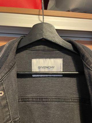 Giacca in denim nero Givenchy