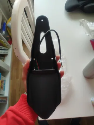 Portamatrículas moto con luz LED