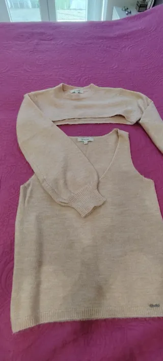 Set splendido donna colore pesca 