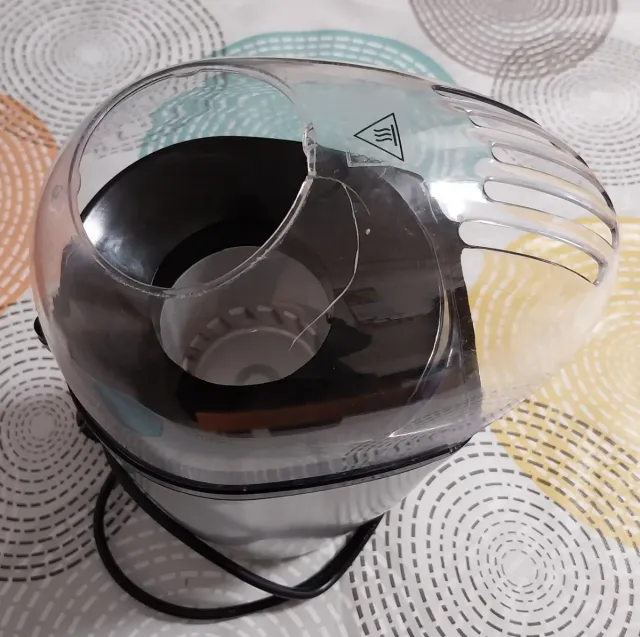 Máquina de Palomitas Plateada