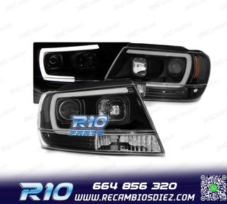 FAROS JEEP GRAND CHEROKEE 99-05 TUBE LIGHT NEGROS