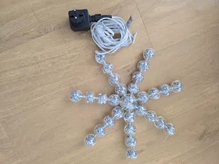 Estrella Navidad Ikea con luz. Vintage