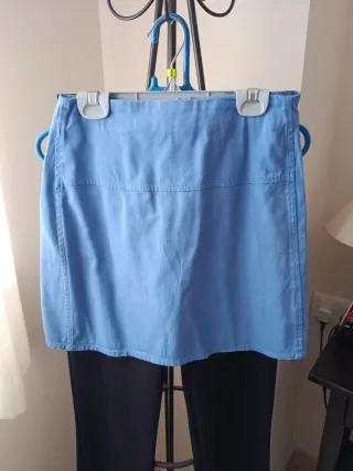 Falda vaquera azul