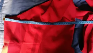Vestido fiesta rojo asimétrico