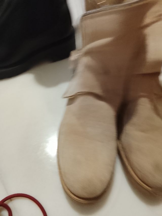Botas Beige