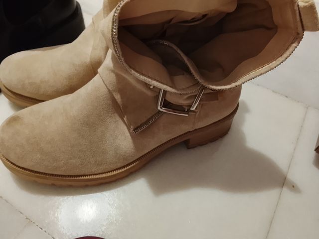 Botas Beige