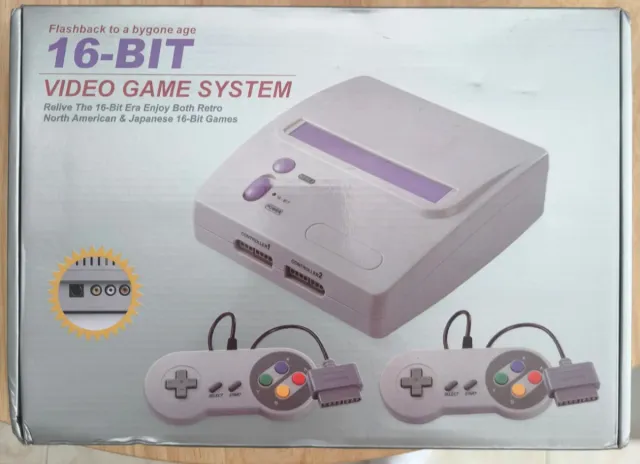 Consola Retro 16-BIT Videojuegos, compatible.