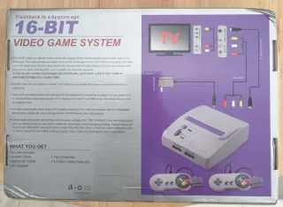 Consola Retro 16-BIT Videojuegos, compatible.