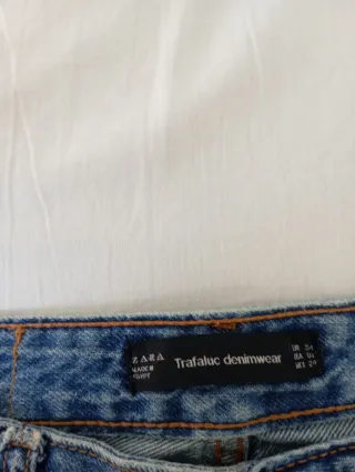Pantalón vaquero vintage multicolor