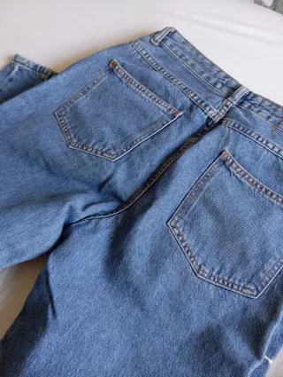 Pantalón vaquero vintage multicolor
