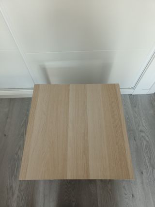 Mesa auxiliar LACK IKEA madera 55x55 cm