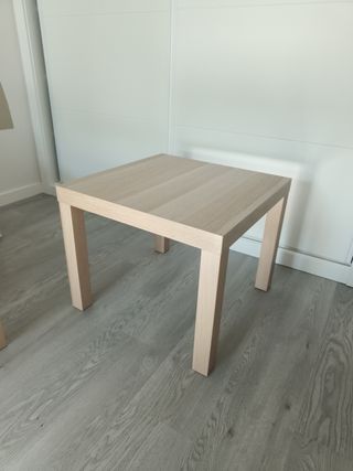 Mesa auxiliar LACK IKEA madera 55x55 cm
