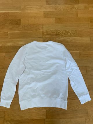 Sudadera Levi's Blanca Logo Rojo