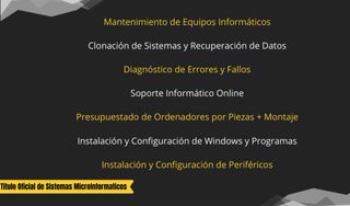 SERVICIO TECNICO DE ORDENADORES
Y PORTÁTILES