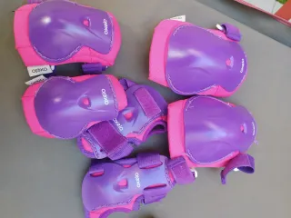 Patines Oxelo niña + Protecciones + Casco