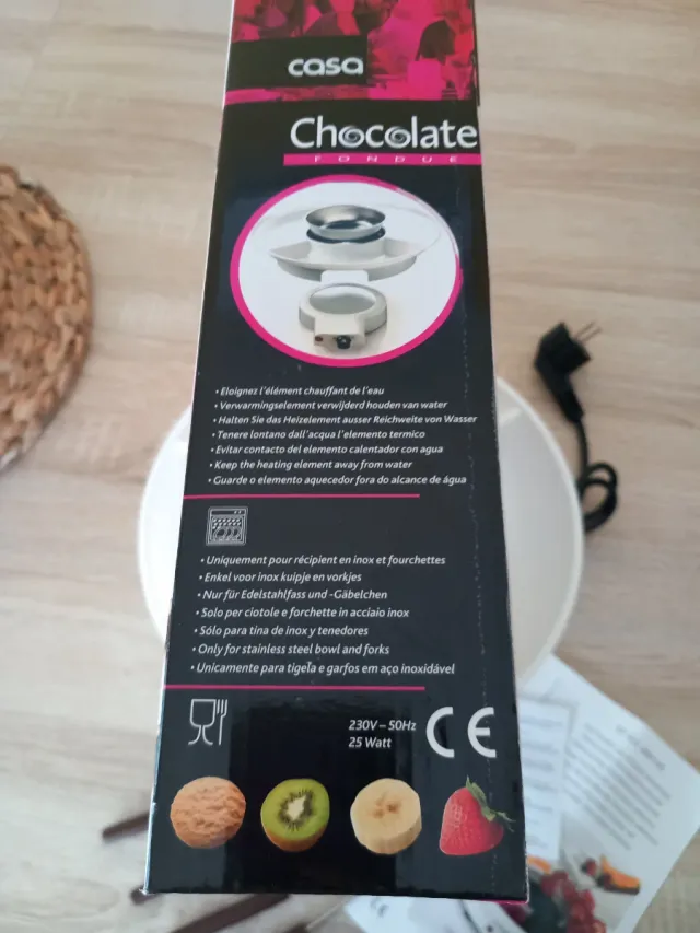 Máquina Fondue Chocolate Casa